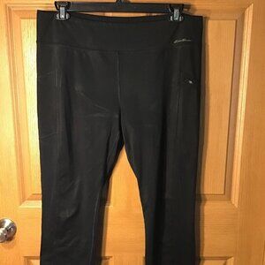 Eddie Bauer Black Capris